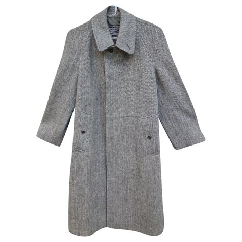 cappotto burberry grigio|BURBERRY .